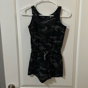 Athleta girl play more romper in camo